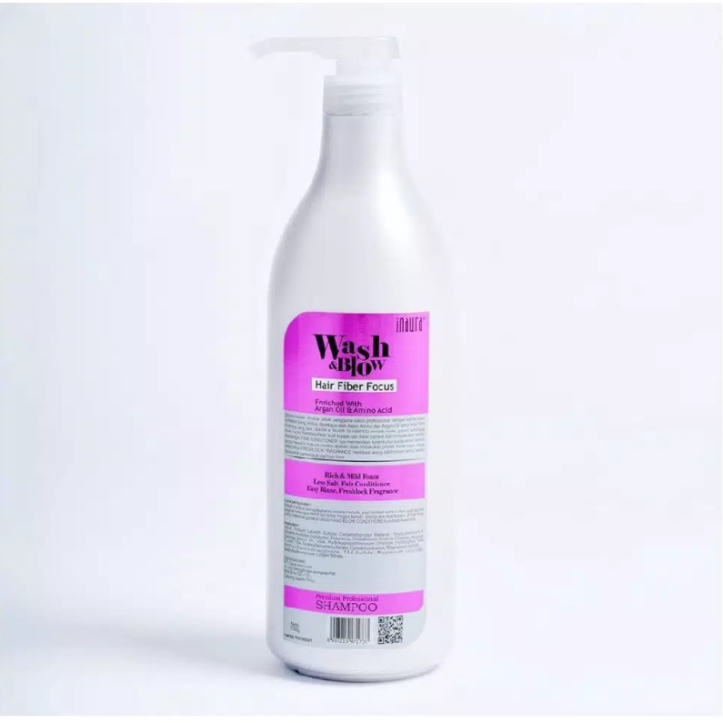 Jual Inaura Wash & Blow Shampoo botol 1000 ml | Shopee Indonesia