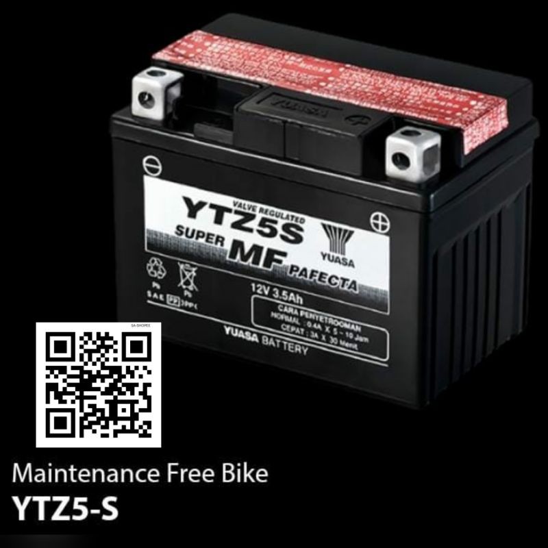 Jual accu / aki yuasa mf Ytz5s persamaan dengan Gtz5s Mtx5s bisa untuk