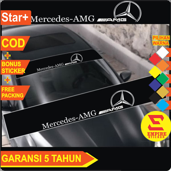 Jual Sticker Amg Windshield Sticker Mercedes Amg Windshield Uk X Cm