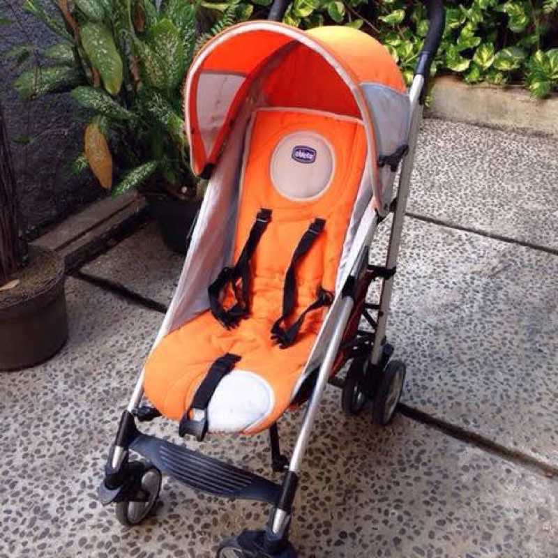 Orange chicco hot sale stroller