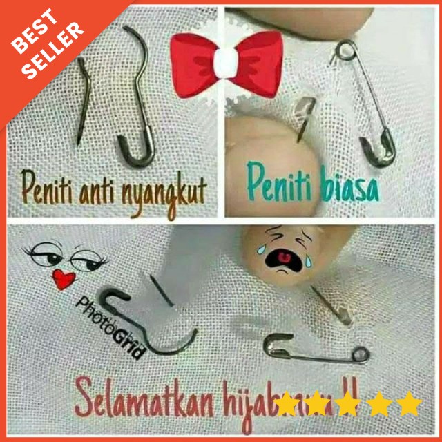 Jual PENITI HIJAB BOHLAM LABU ANTI NYANGKUT PENITI JILBAB LABU BOHLAM ...
