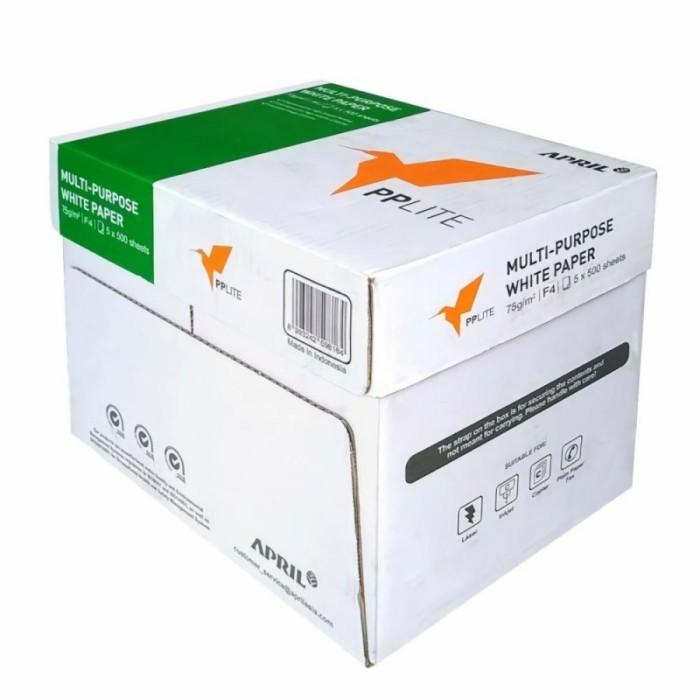 Jual Kertas Hvs Pp Lite F4 75 Gr 1 Dus / 5 Rim / Kertas Print ...