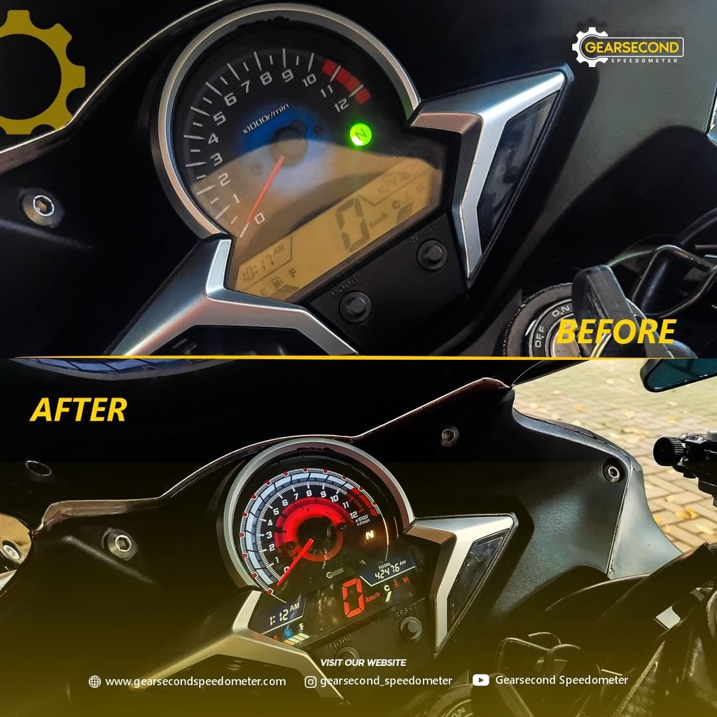 Jual Panel Speedometer Custom Honda CB150R OLD / CB 150R / CB 400 / CB