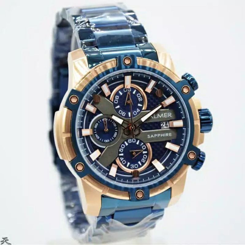 BALMER B.8111 JAM TANGAN PRIA BALMER SAPPHIRE ORIGINAL BLUE