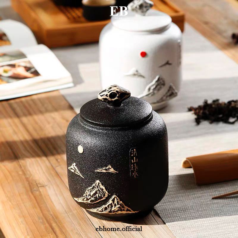 Jual Tempat Daun Teh Kopi / Jar Keramik / Tea Leaf Storage EB Home 79/ ...
