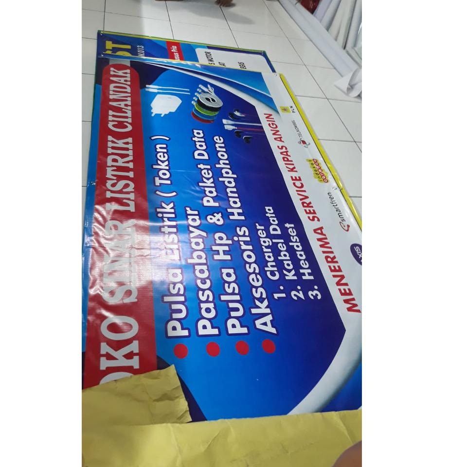 Jual Cetak Banner Spanduk Backdrop Baliho Flexi 300 440 Gsm 8e5 Shopee Indonesia 7359