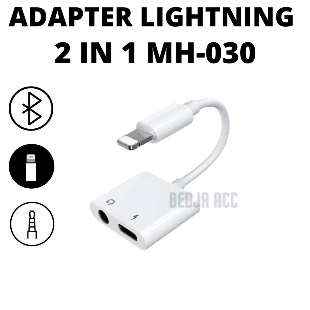 Jual LIGHTNING CONNECTOR TO 3.5MM ADAPTER MH030 ( BLUETOOTH