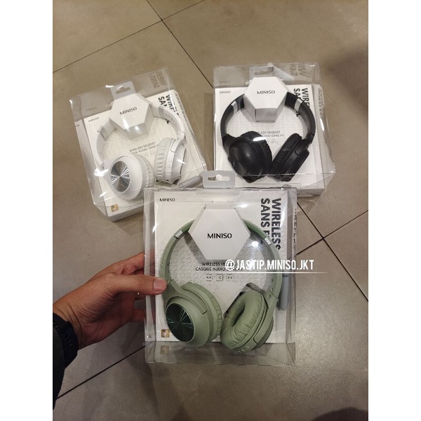 Headphone miniso wireless hot sale