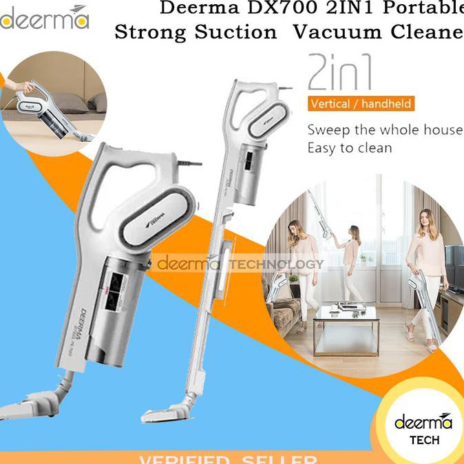 Jual XIAOMI DEERMA DX700 HANDHELD ROTARY VACUUM CLEANER ULTRA QUIET