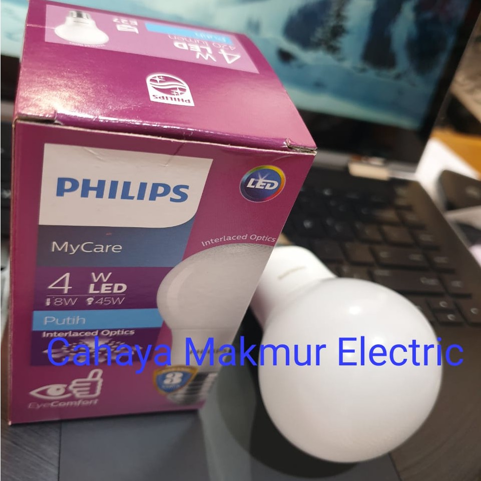 Jual Lampu Led Philips Blub 4 Watt Versi Baru Original | Shopee Indonesia