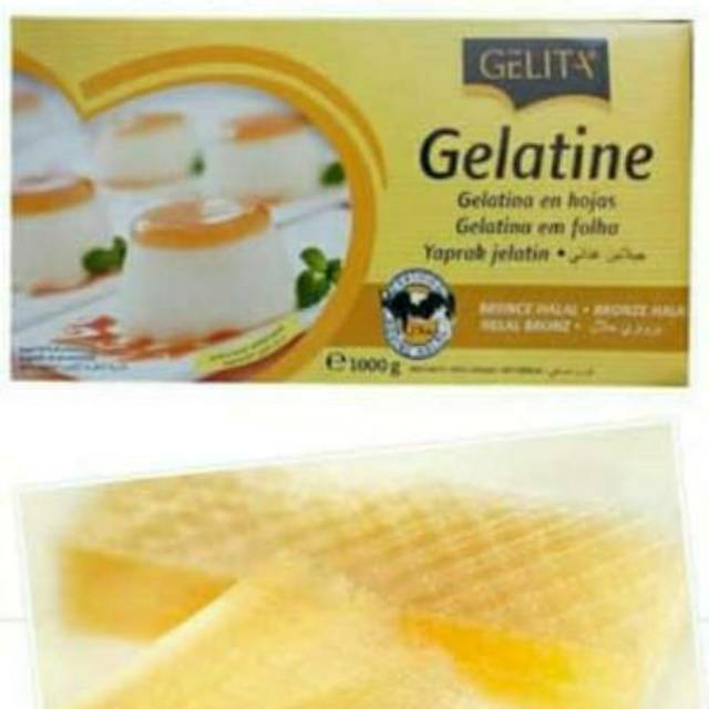 Jual Gelatine Sheet / Gelatin Lembaran Halal Shopee Indonesia
