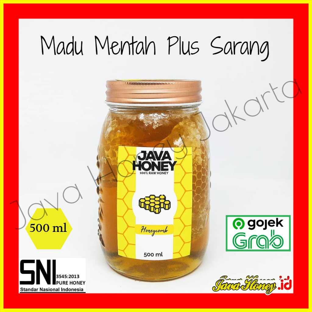 Jual Madu Sarang Dalam Botol Java Honey - 500ml | Shopee Indonesia