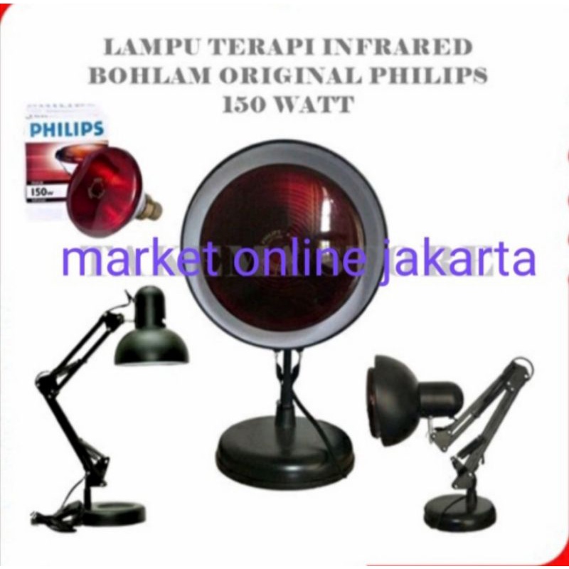 Jual Lampu Terapi Infrared Philips 150wat Dan Tiang Duduk Terapi ...