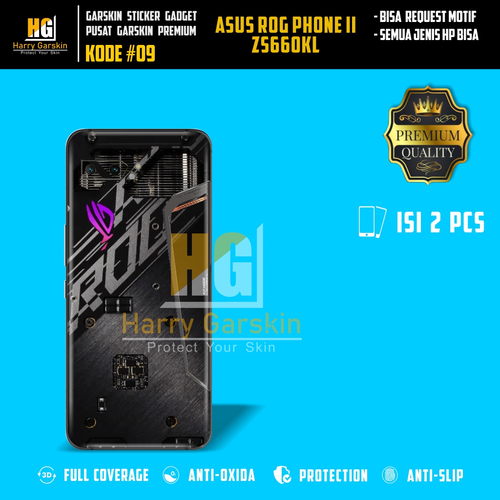 Jual Garskin Sticker Premium Asus ROG Phone II ZS660KL Kode #06-10 Bisa ...