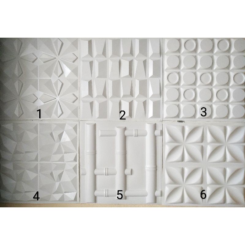 Jual pvc panel / wall panel 50 x 50 cm | Shopee Indonesia