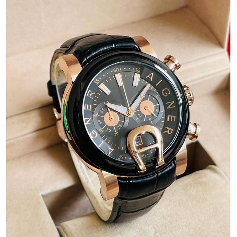 Jual PROMO‼️ JAM TANGAN PRIA AIGNER BARI A37500 ORIGINAL FULLSET