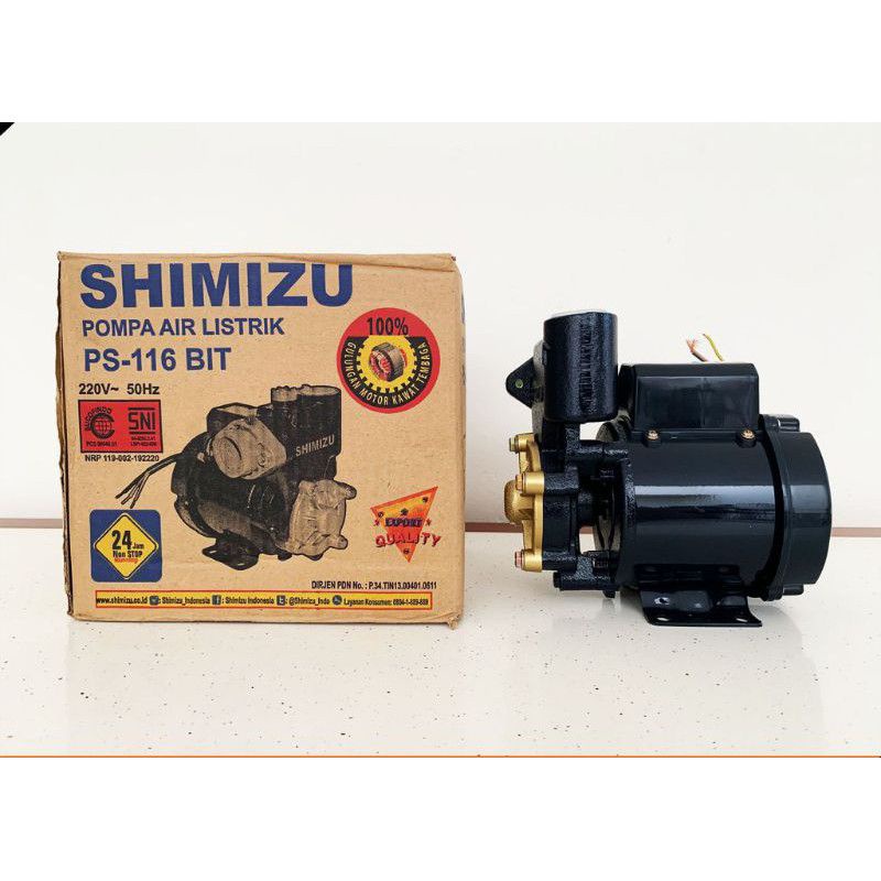 Jual SHIMIZU MESIN POMPA AIR LISTRIK PS 116 BIT WATER PUMP SUMUR