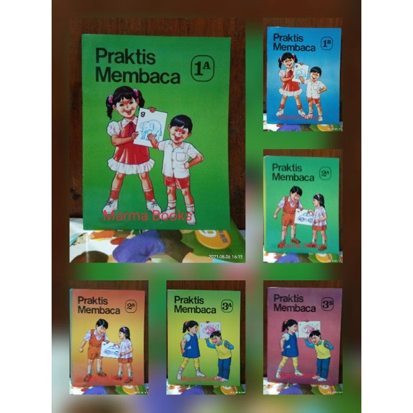 Jual Praktis Membaca 1A 1B 2A 2B 3A 3B Mandira / Buku Anak TK PAUD ...