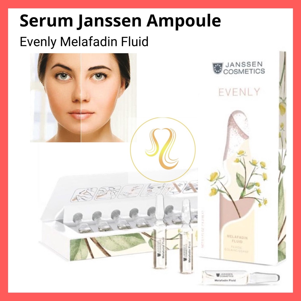 Jual Serum Wajah Janssen Ampoule Evenly Melafadin Fluid Shopee Indonesia