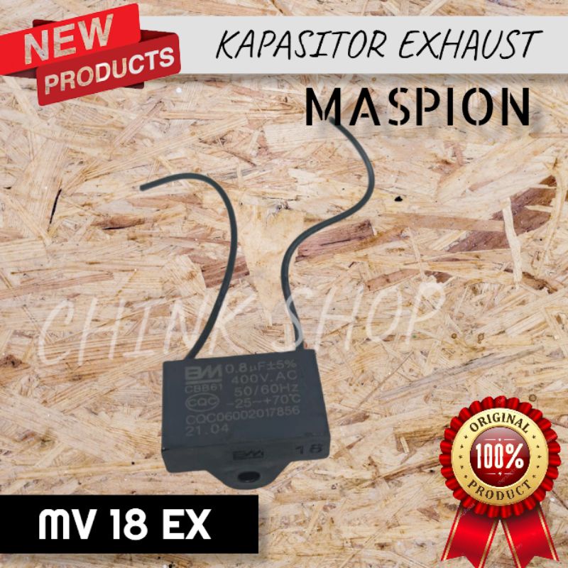 Jual KAPASITOR MASPION EXHAUST MV 18EX MV 18 EX PLAFON CEILING ORIGINAL