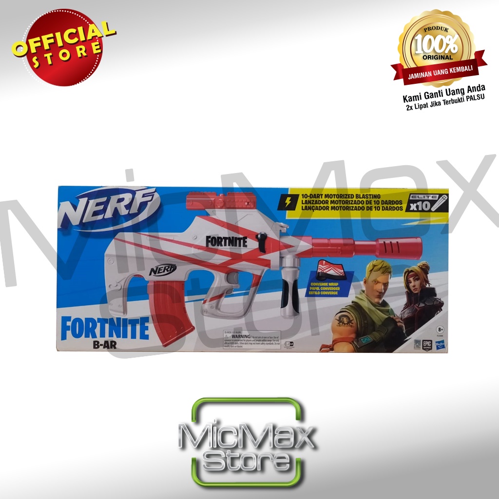 Jual Nerf Fortnite BAR B AR BAR Blaster Mainan Original F2345 Shopee