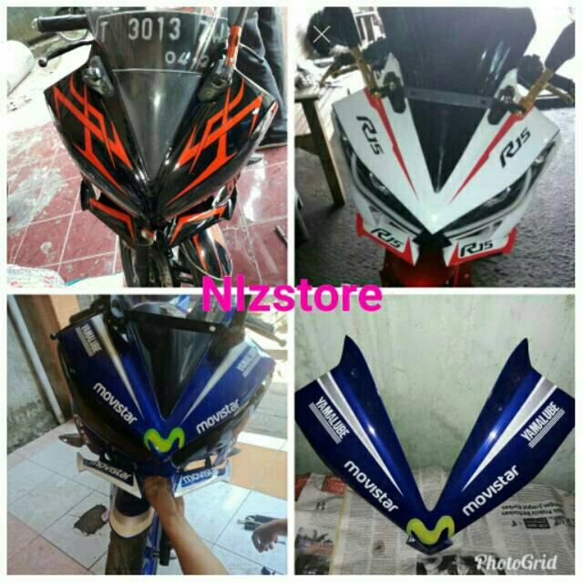 Jual topeng plus winglet yamaha R15 old v1 dan v2 | Shopee Indonesia