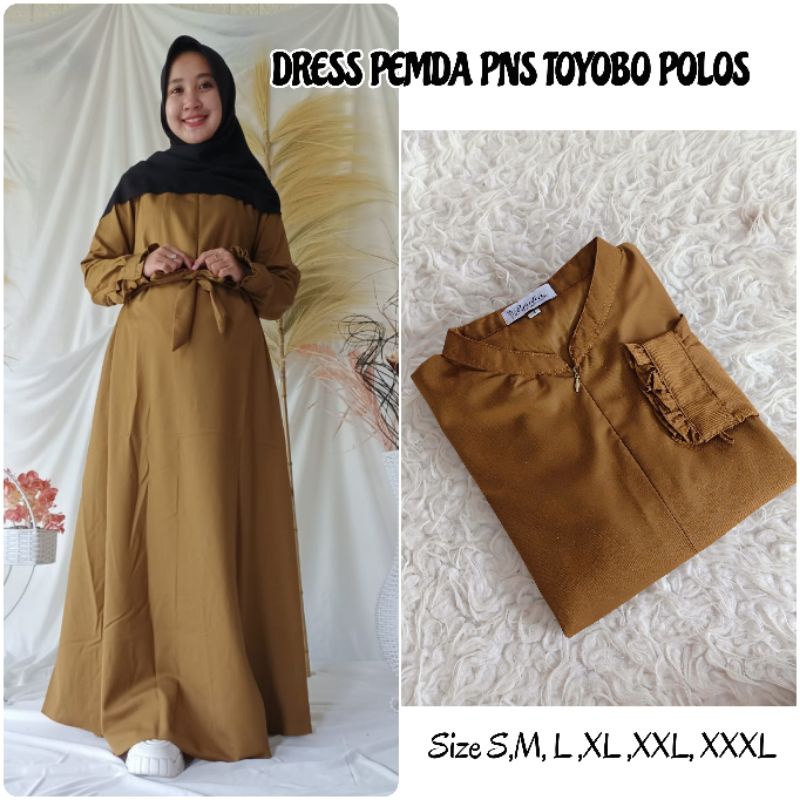 Jual Seragam Hitam Putih PNS Gamis Dinas Kerja Shopee Indonesia