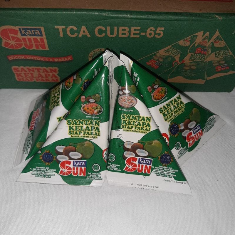 Jual SANTAN SUN KARA TCA CUBE 65ML x 3pcs | Shopee Indonesia