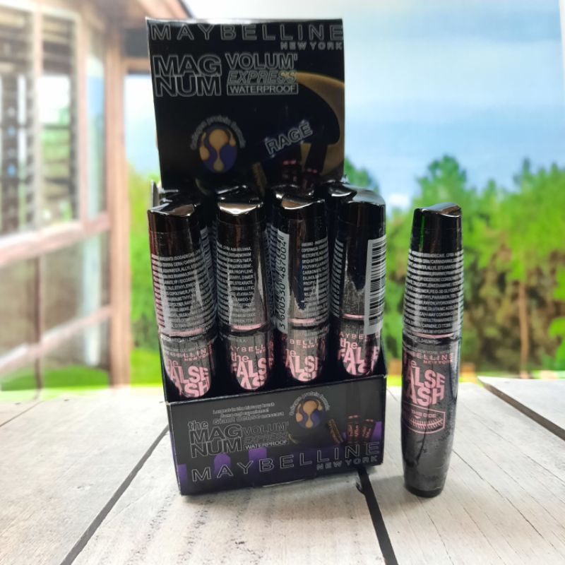 Jual MASKARA MAGNUM MAYBELLINE KUNING MASCARA MAGNUM KUNING HITAM