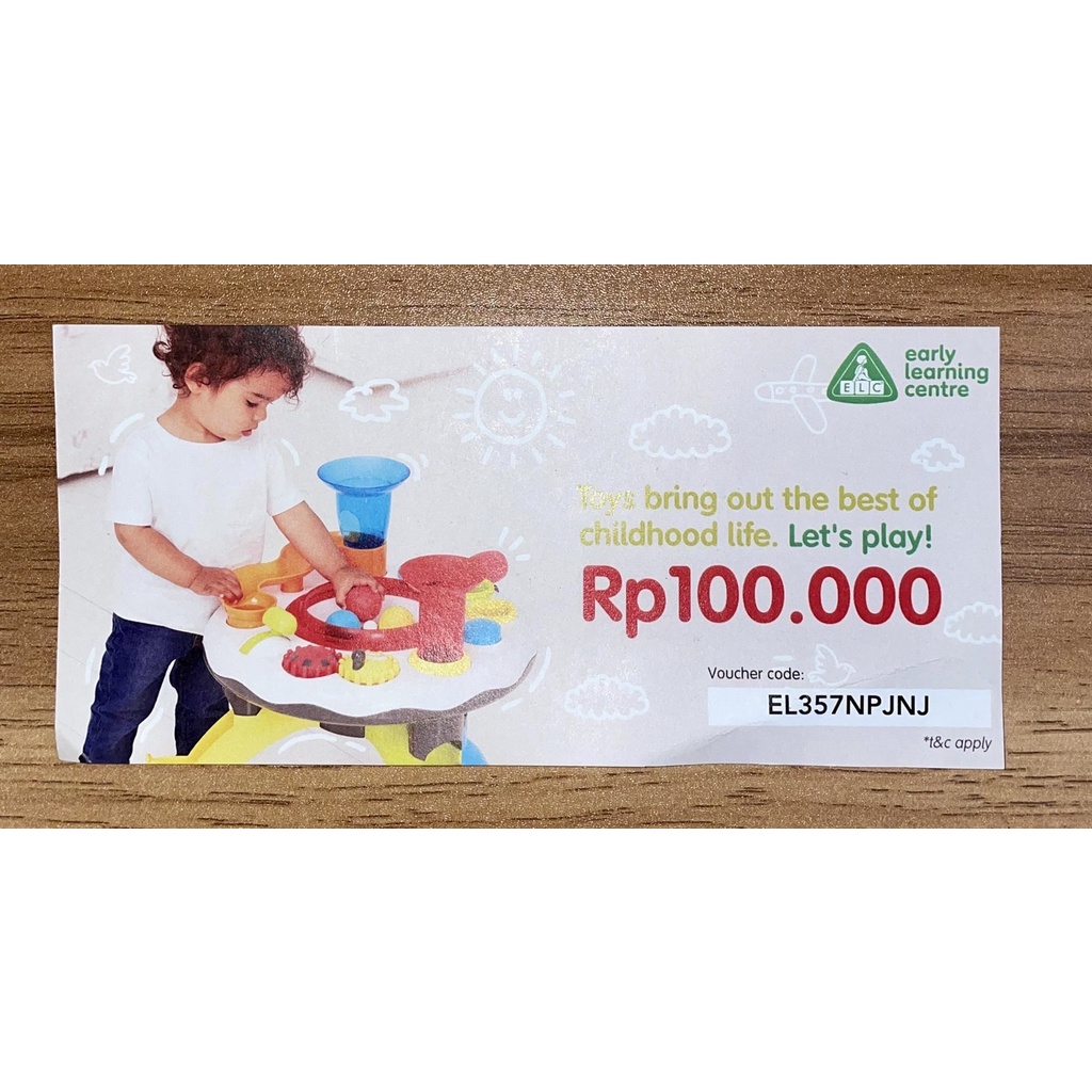 Jual Voucher early learning center (ELC) Shopee Indonesia