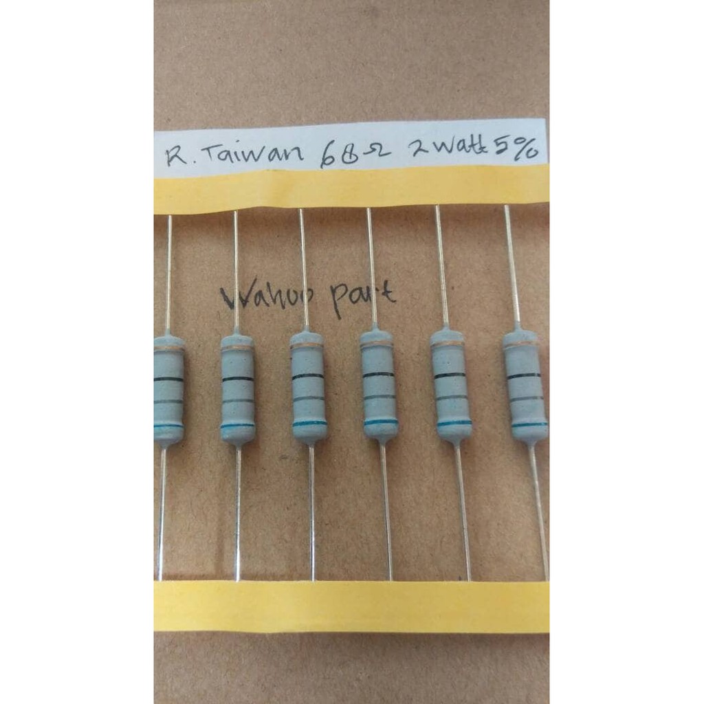 Jual Resistor 68 ohm Taiwan 2 watt 5% harga per 10 pcs | Shopee Indonesia
