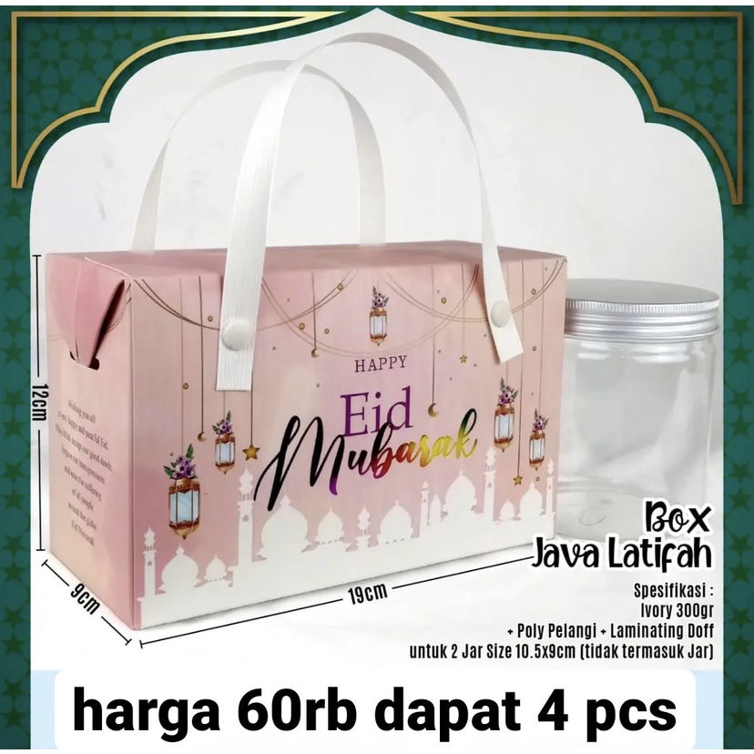 Jual Box Java Latifah Dus Lebaran Set Pcs Shopee Indonesia