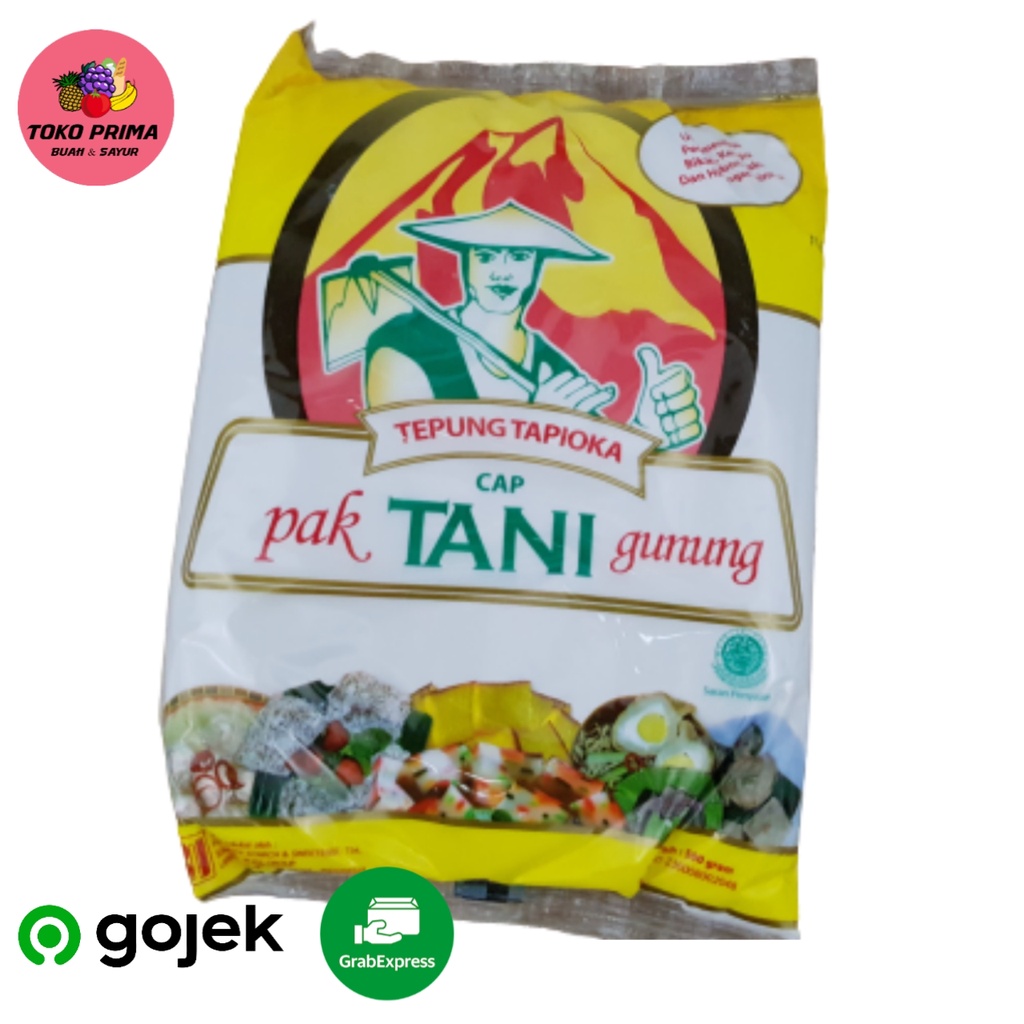 Jual Tepung Tapioka cap Pak Tani Gunung (@500 Gram) | Shopee Indonesia