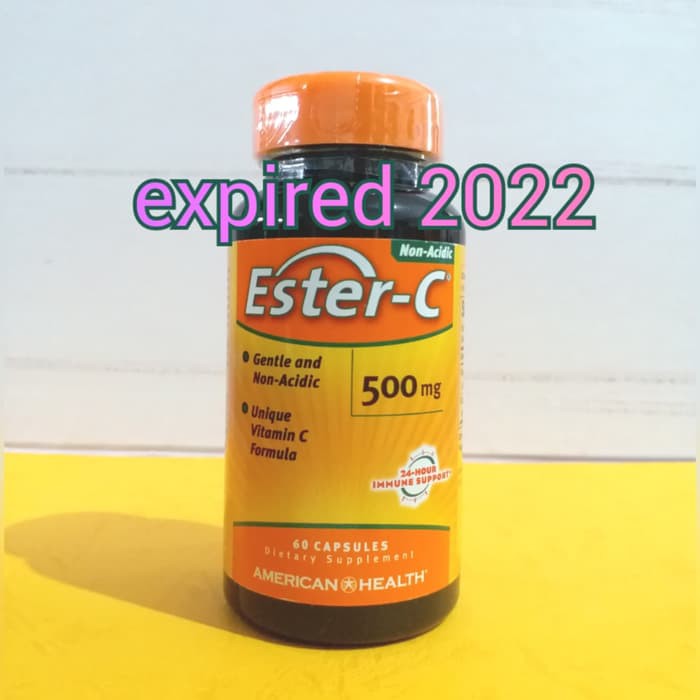 Jual ADR.ID. American Health Ester C 500 mg Non Acidic 60 Caps | Shopee ...
