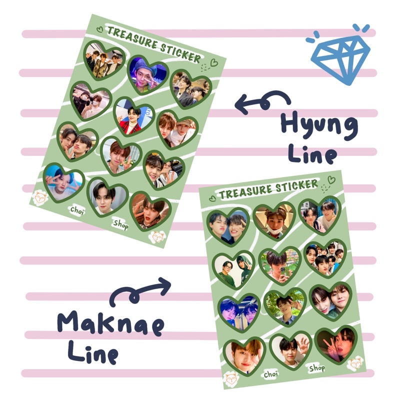 Jual TREASURE - Love Sticker Sheet | Shopee Indonesia