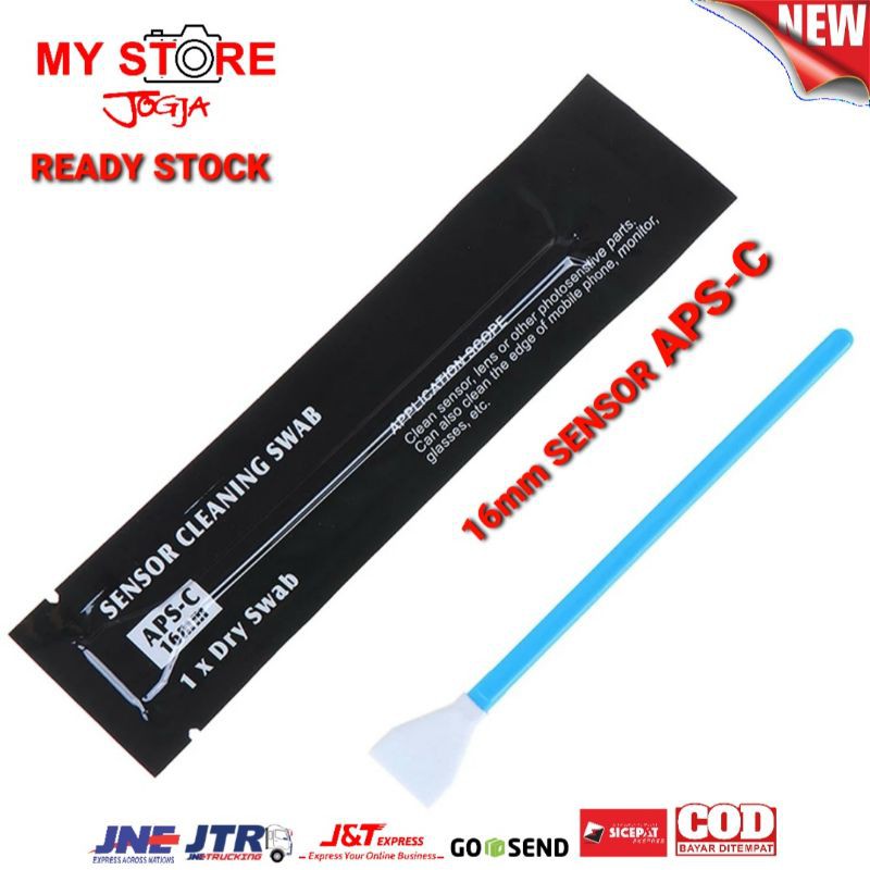 Jual Pembersih Sensor Cleaning Swab Camera APS-C 16mm Swabs Dry & Pre ...