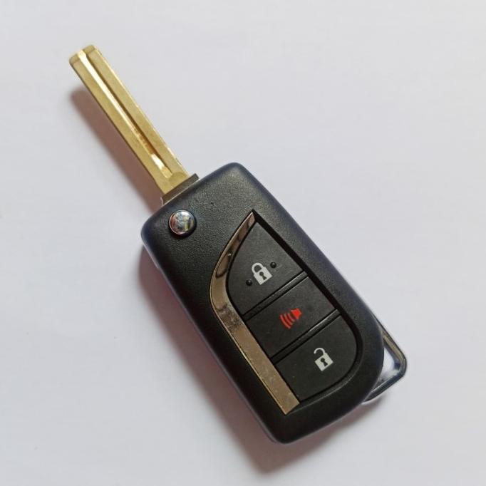 Jual Remote Kunci Lipat Flip Key Toyota Hilux Innova Reborn Original ...