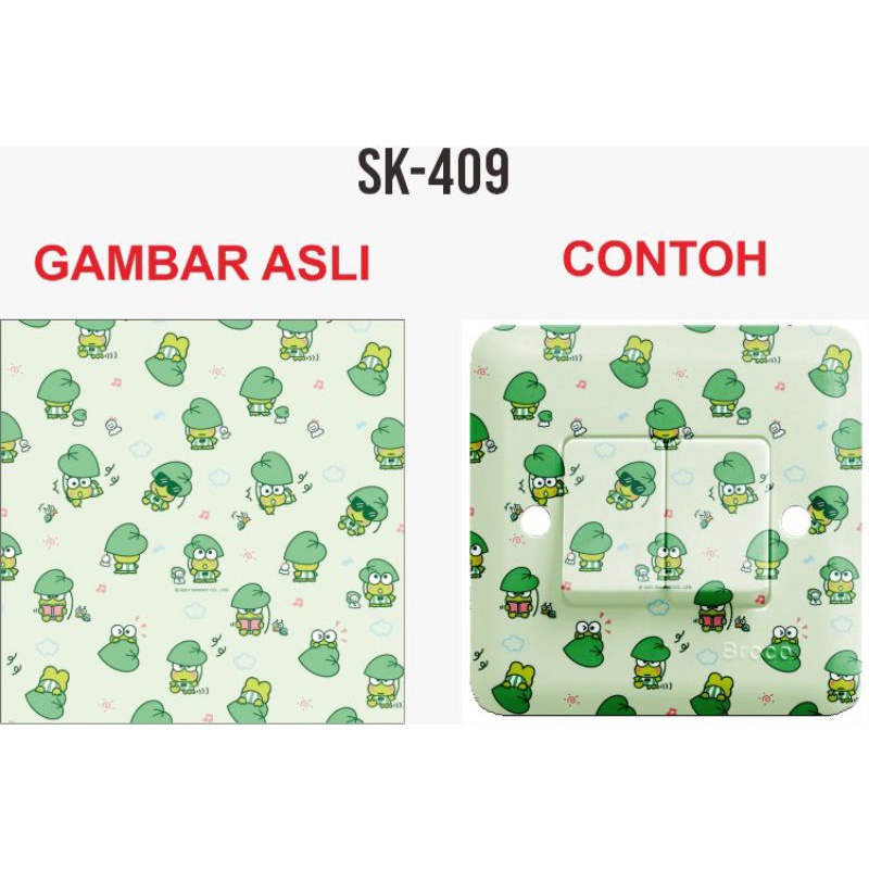 Jual Sticker Colokan Listrik / Stiker Saklar Lampu Karakter Kodok Ijo ...