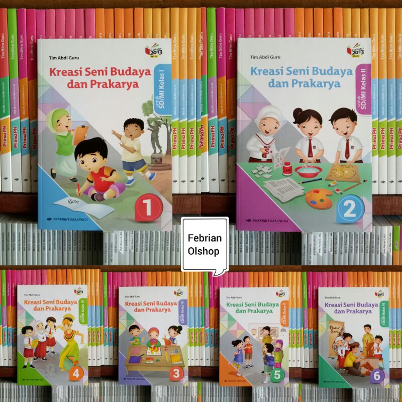 Jual BUKU KREASI SENI BUDAYA DAN PRAKARYA SD/MI KELAS 1 2 3 4 5 DAN 6 ...