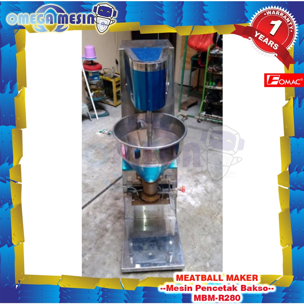 Jual Mesin Pencetak Daging Bakso Meatball Maker Mbm R280 Fomac