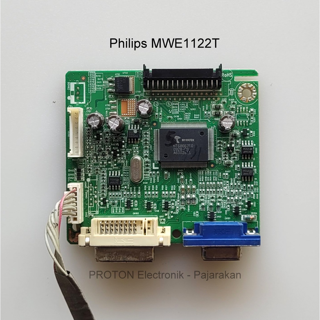 Jual Mainboard LCD Monitor Philips MWE1122T MWE1192T Modu driver VGA ...