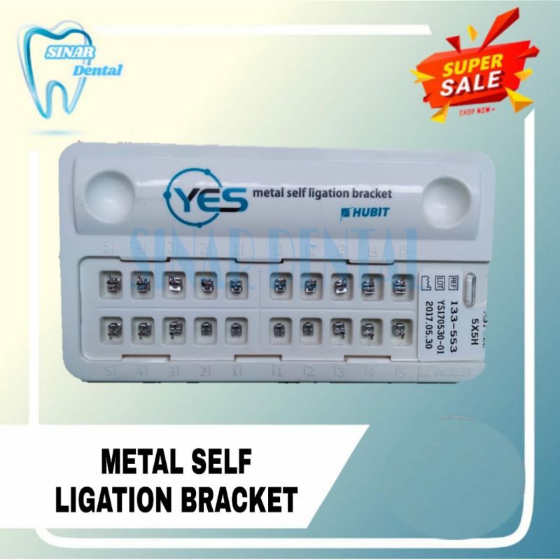 Jual METAL SELF LIGATION BRACKET/ BRACKET SELF LIGATING 022 ROTH ...