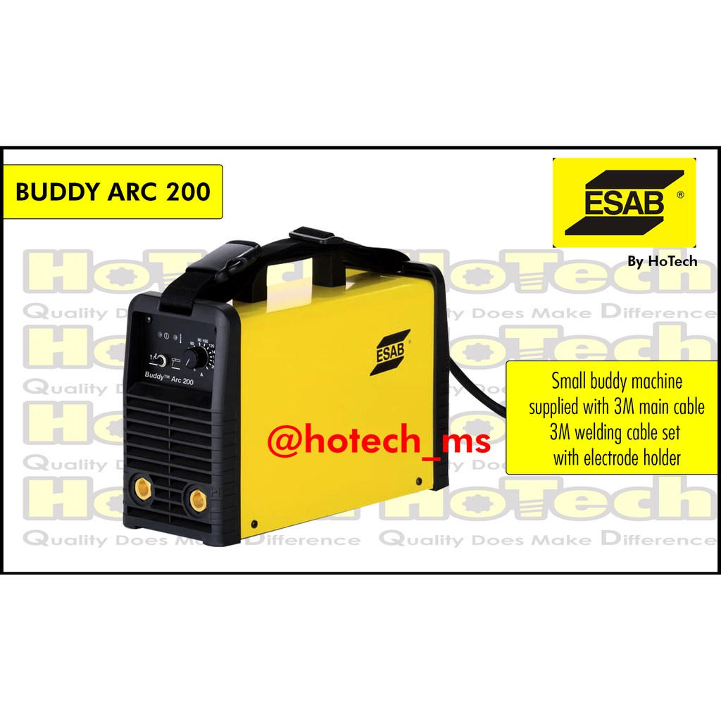 Jual ESAB Buddy Arc 200 MMA Mesin Las Inverter Welding Machine