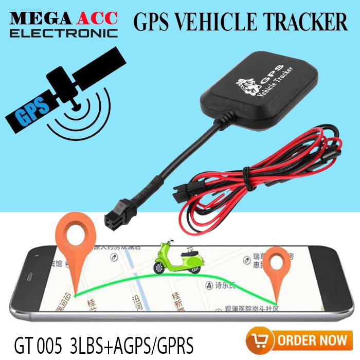 Jual GPS Vehicle Tracker GSM GT005 Alat Pelacak Kendaraan Mobil Dan