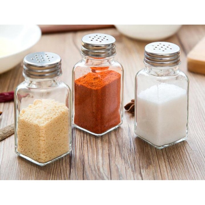 Jual Online Murah Shop Botol Kaca Tempat Penyimpanan Bumbu Lada Garam ...