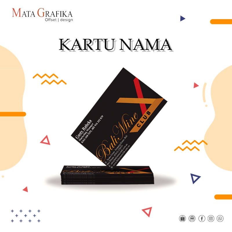 Jual KARTU NAMA / 1 SISI / 2 SISI | Shopee Indonesia