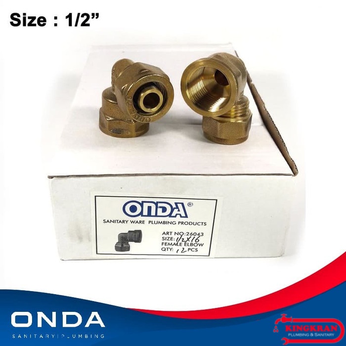 Jual Female Elbow Onda Kdd Knee Drat Dalam Air Panas Fitting