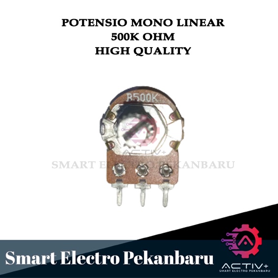 Jual ORIGINAL 500K Ohm Potensio Mono Linear 500000 Ohm Potensiometer ...