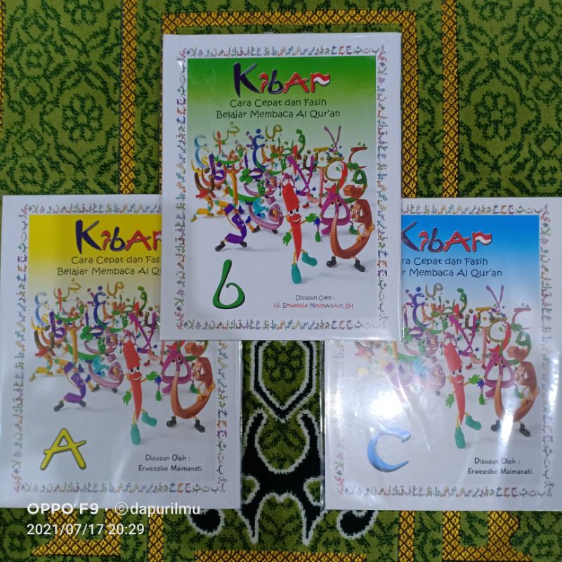 Jual Buku Kibar 1 Set Buku Kibar Ukuran A5 A - B - C Cara Cepat Dan ...