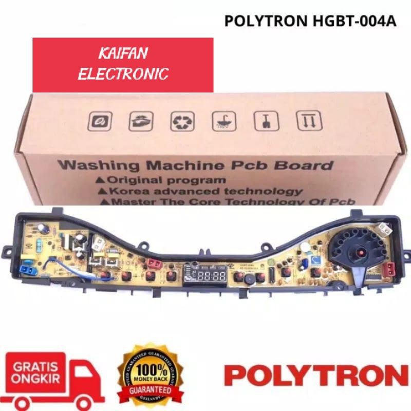 Jual Modul Pcb Mesin Cuci Polytron Paw Paw Part Hgbt A Original Program Shopee